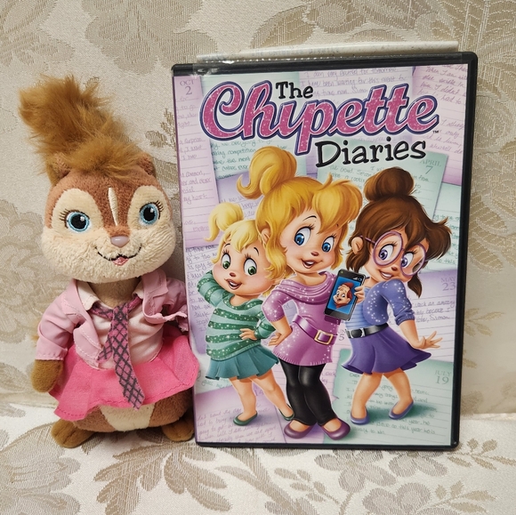 Ty Beanie Baby BRITTANY Chipette Plush Toy And The Chipette Diaries (2012, DVD) - Picture 1 of 10